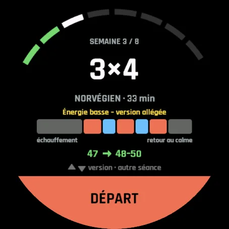 Écran d’accueil, énergie basse : version allégée, Norvégien 3×4, 33 min