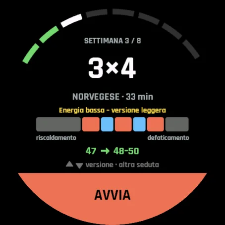 Schermata iniziale, energia bassa: versione leggera, Norvegese 3×4, 33 min